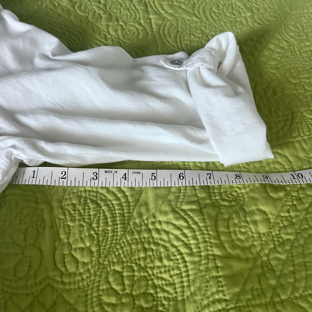 Dash Studio White Collared Cover-up or Tunic Shirt Dress Size XL - Picture 9 of 12